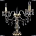 1403L/2/141-39/G Хрустальная настольная лампа Bohemia Ivele Crystal