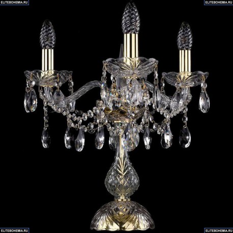 1413L/3/141-39/G Хрустальная настольная лампа Bohemia Ivele Crystal