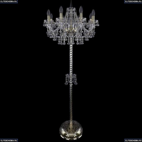 1409T2/8/195-160/G Хрустальный торшер Bohemia Ivele Crystal