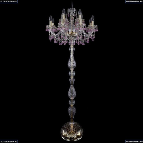 1410T1/8+4/195-165/G/V7010 Хрустальный торшер Bohemia Ivele Crystal
