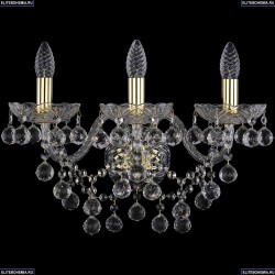 1409B/3/195/XL/G Хрустальное бра Bohemia Ivele Crystal