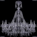 1403/12/360/XL-100/Ni Хрустальная подвесная люстра Bohemia Ivele Crystal