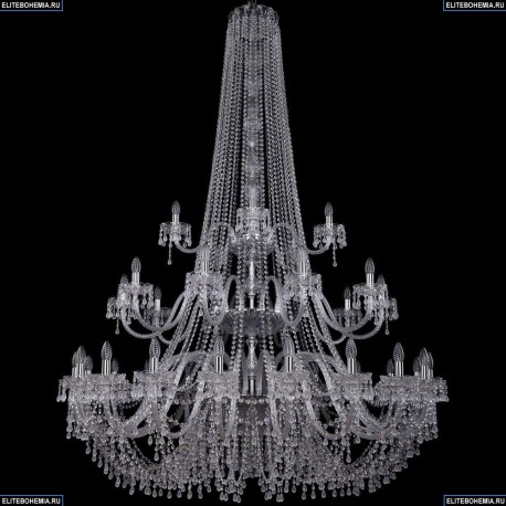 1410/20+10+5/530/h-200/3d/Ni/V0300 Хрустальная подвесная люстра Bohemia Ivele Crystal