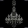 1415/16+8+4/400/XL-185/2d/Ni Хрустальная подвесная люстра Bohemia Ivele Crystal