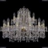 1403/12+6/240/G Хрустальная подвесная люстра Bohemia Ivele Crystal