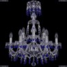 1410/6+3/195/XL-66/Ni/V3001 Хрустальная подвесная люстра Bohemia Ivele Crystal