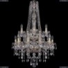 1415/10+5/200/h-92/2d/G Хрустальная подвесная люстра Bohemia Ivele Crystal
