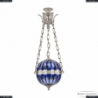 71000P/25 NW Clear-Blue/H-1H Y8 Подвес из латуни Bohemia Ivele Crystal