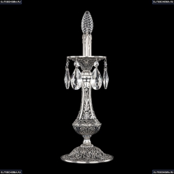 71100L/1-37 NB Настольная лампа под бронзу из латуни Bohemia Ivele Crystal