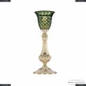 71100L/15 GW P2 Clear-Green/H-1J Настольная лампа под бронзу из латуни Bohemia Ivele Crystal