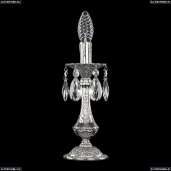 72100L/1-26 Ni Настольная лампа под бронзу из латуни Bohemia Ivele Crystal