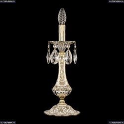 72100L/1-37 GW Настольная лампа под бронзу из латуни Bohemia Ivele Crystal