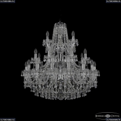 1410/16+8+4/300/3d Ni V0300 Подвесная люстра Bohemia Ivele Crystal, 1410