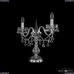 1409L/2/141-39 Ni Настольная лампа хрустальная Bohemia Ivele Crystal