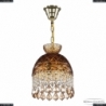5478/22 G Amber/M-1F Leafs K721 Подвесной хрустальный светильник Bohemia Ivele Crystal