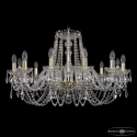 1402/12/300 G Leafs Люстра хрустальная Bohemia Ivele Crystal, 1402