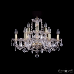 1402/6+3/195 G Leafs Люстра хрустальная Bohemia Ivele Crystal, 1402