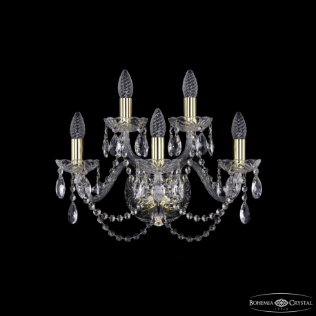 1402B/3+2/160 G Бра хрустальные Bohemia Ivele Crystal, 1402