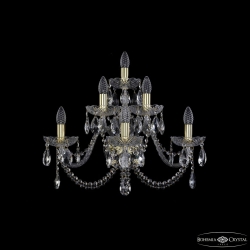 1402B/3+2+1/240/XL G Бра хрустальные Bohemia Ivele Crystal, 1402