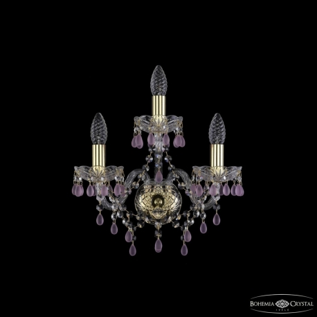1410B/2+1/141 G V7010 Бра хрустальные Bohemia Ivele Crystal, 1410