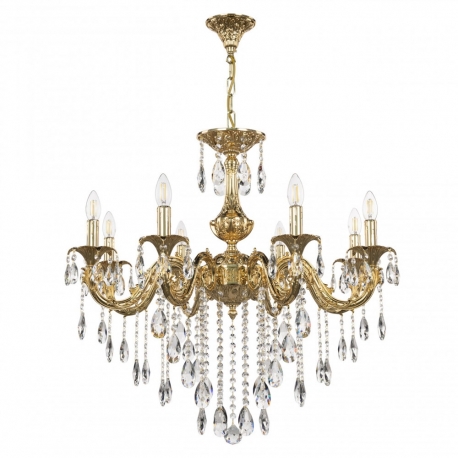 AL79101/8/250 B G Люстра с хрустальными подвесками Bohemia Ivele Crystal, Al7901