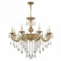 AL79101/8/250 B G Люстра с хрустальными подвесками Bohemia Ivele Crystal, Al7901