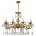 AL79101/10/250 A G Люстра с хрустальными подвесками Bohemia Ivele Crystal, Al7901