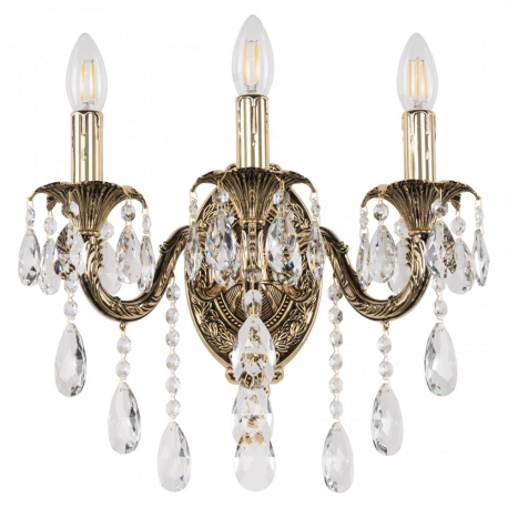 AL7901B10/3/175 B GB Бра с хрустальными подвесками Bohemia Ivele Crystal, Al7901