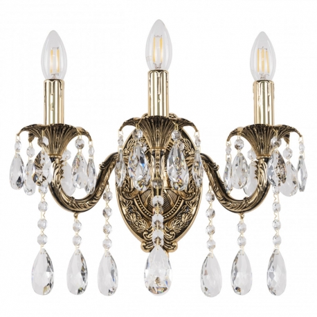 AL7901B10/3/175 A GB Бра с хрустальными подвесками Bohemia Ivele Crystal, Al7901
