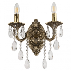 AL7801B10/2/175 B FP Бра с хрустальными подвесками Bohemia Ivele Crystal, Al7801