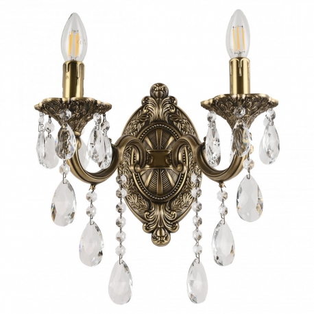 AL7801B10/2/175 B FP Бра с хрустальными подвесками Bohemia Ivele Crystal, Al7801