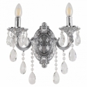 AL7801B10/2/175 B Ni Бра с хрустальными подвесками Bohemia Ivele Crystal, Al7801