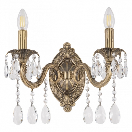 AL7901B10/2/175 A FP Бра с хрустальными подвесками Bohemia Ivele Crystal, Al7801