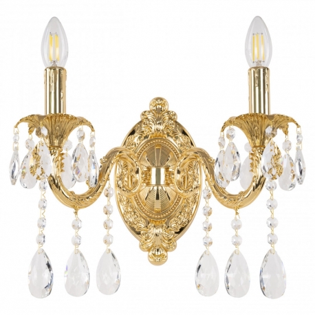 AL7901B10/2/175 A G Бра с хрустальными подвесками Bohemia Ivele Crystal, Al7901