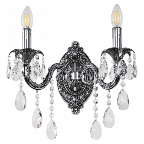 AL7901B10/2/175 B NB Бра с хрустальными подвесками Bohemia Ivele Crystal, Al7901