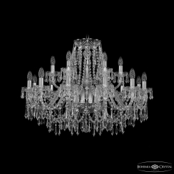 1403/12+6/300 Ni Люстра хрустальная Bohemia Ivele Crystal, 1403