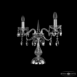 1413L/2/141-39 Ni Настольная лампа хрустальная Bohemia Ivele Crystal, 1413
