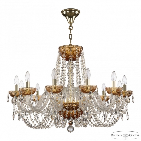 5402/12/300 G Amber/M-1G Люстра хрустальная Bohemia Ivele Crystal, 5402