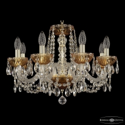 5402/8/195 G Amber/M-1G Люстра хрустальная Bohemia Ivele Crystal, 5402