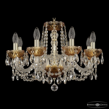 5402/8/195 G Amber/M-1G Люстра хрустальная Bohemia Ivele Crystal, 5402