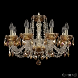 5402/8/195 G Amber/M-1G K777 Люстра хрустальная Bohemia Ivele Crystal, 5402