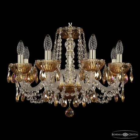 5402/8/195 G Amber/M-1G K777 Люстра хрустальная Bohemia Ivele Crystal, 5402