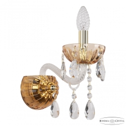 5413B/1/165 G Amber/M-1H Бра хрустальные Bohemia Ivele Crystal, 5413