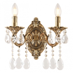 AL7801B10/2/175 A GB Бра с хрустальными подвесками Bohemia Ivele Crystal, Al7801