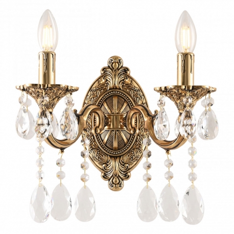 AL7801B10/2/175 A GB Бра с хрустальными подвесками Bohemia Ivele Crystal, Al7801