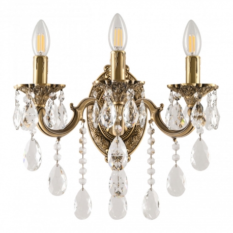 AL7801B10/3/175 B FP Бра с хрустальными подвесками Bohemia Ivele Crystal, Al7801