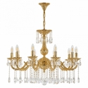 AL78101/10/250 A G Люстра с хрустальными подвесками Bohemia Ivele Crystal, Al7801