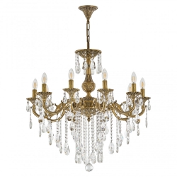 AL78101/10/250 B FP Люстра с хрустальными подвесками Bohemia Ivele Crystal, Al7801