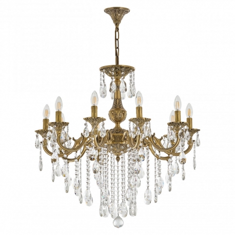 AL78101/10/250 B FP Люстра с хрустальными подвесками Bohemia Ivele Crystal, Al7801