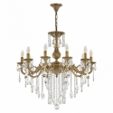 AL78101/10/250 B FP Люстра с хрустальными подвесками Bohemia Ivele Crystal, Al7801